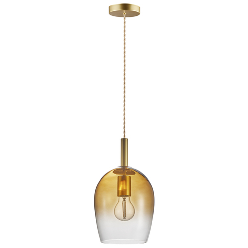 Kontrollera Uma 18 pendellampa Amber Nordlux