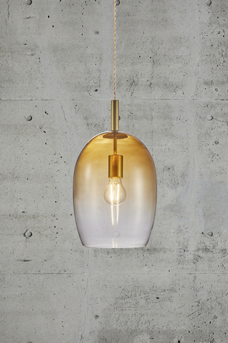 Kontrollera Uma 23 pendellampa Amber Nordlux