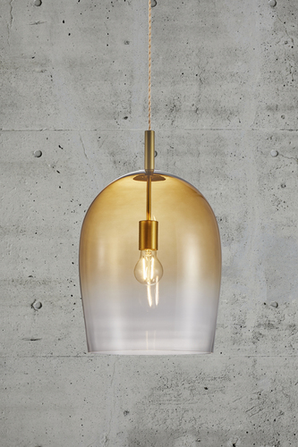 Kontrollera Uma 30 pendellampa Amber Nordlux