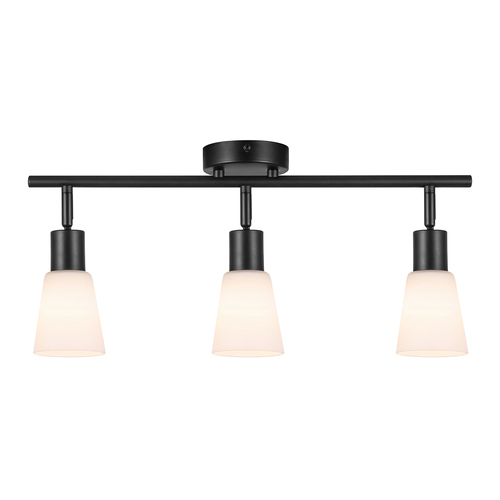 Kontrollera Cole 3-Rail Svart/Opal Nordlux