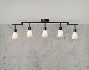 Cole 5-Rail Black/Opal taklampa från Nordlux small 2