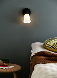 Cole vägglampa Svart/Opal Nordlux small 4