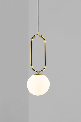 Kontrollera Shapes 27 Pendellampa i mässing från Nordlux