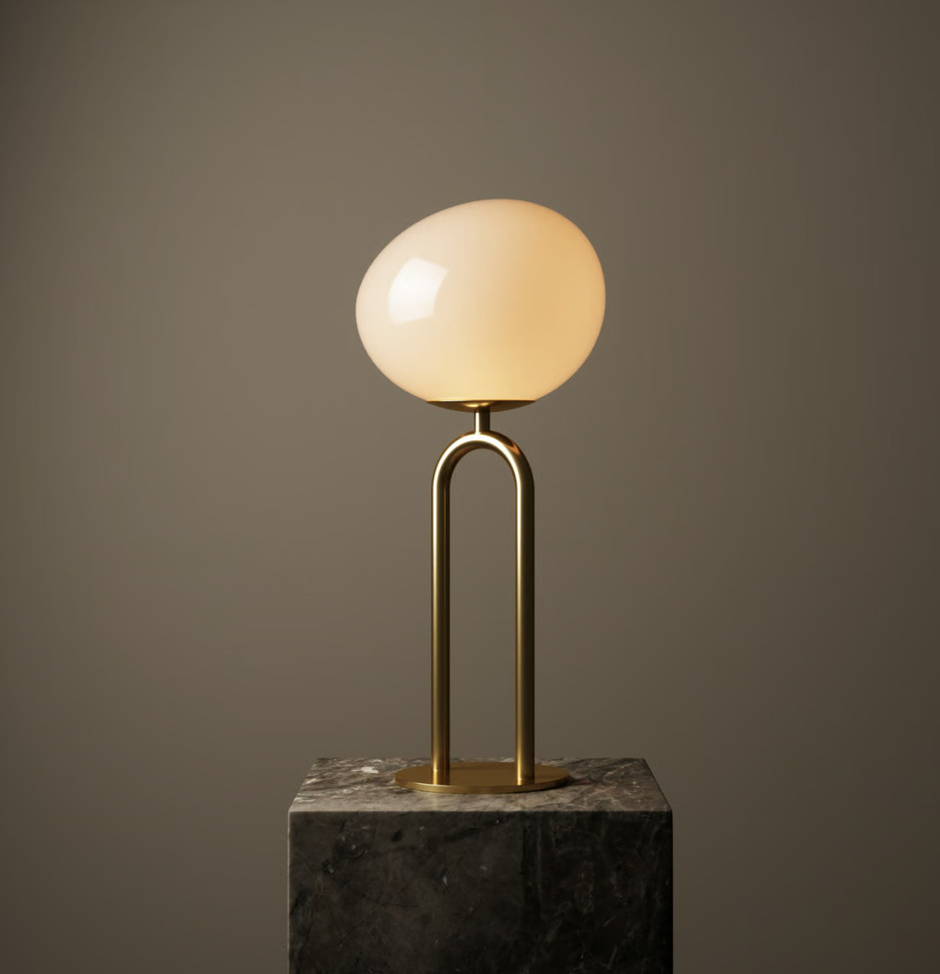 Utsikt Shapes Bordslampa i mässing från Nordlux Shapes Bordslampa i mässing från Nordlux