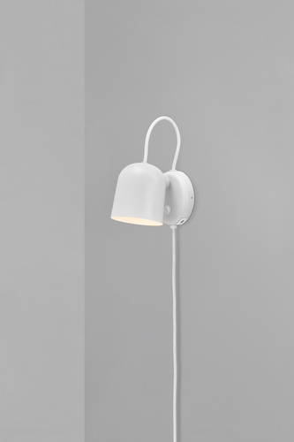 Kontrollera Angle vägglampa Vit/Telegrey Nordlux
