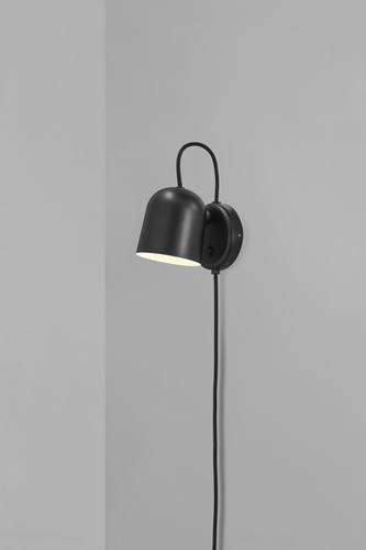 Kontrollera Angle vägglampa Svart Nordlux