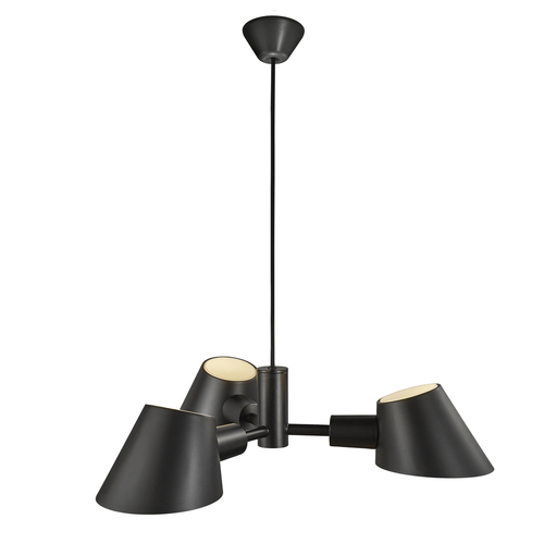Kontrollera Stay 3 taklampa svart Nordlux