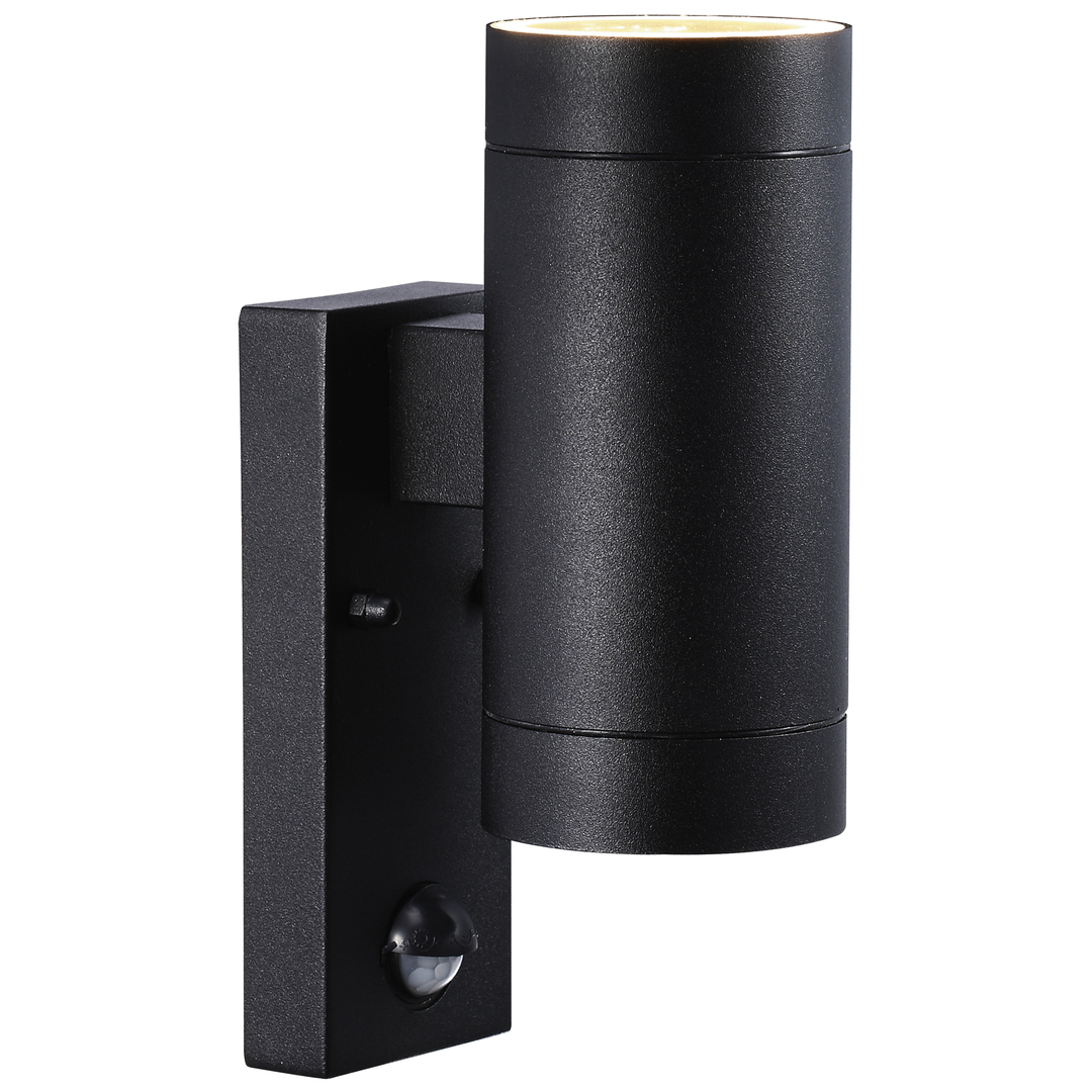 Utsikt Utomhus vägglampa med rörelsesensor Tin Maxi svart IP54 Nordlux Utomhus vägglampa med rörelsesensor Tin Maxi svart IP54 Nordlux