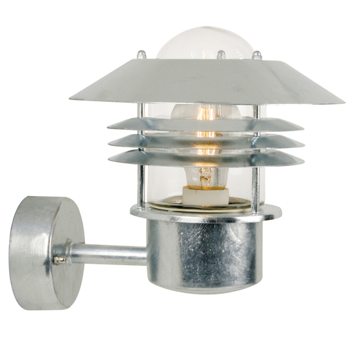 Kontrollera Vejers vägglampa Galv. Nordlux
