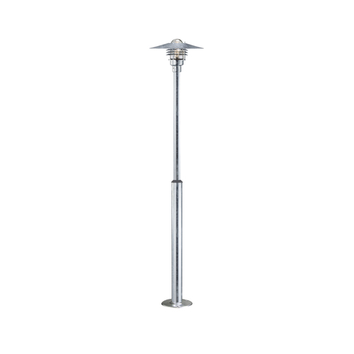 Kontrollera Vejers trädgårdslampa 2M Galv. Nordlux