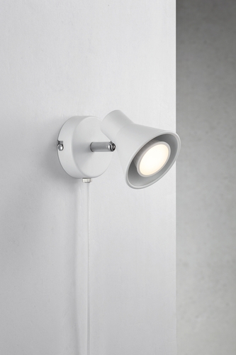 Kontrollera Eik vägglampa Vit Nordlux