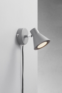Eik vägglampa grå Nordlux small 0