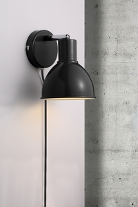 Pop vägglampa Svart Nordlux small 0