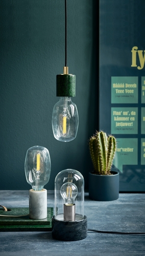Kontrollera Siv bordslampa Marmorvit Nordlux