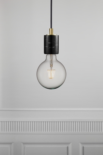 Kontrollera Siv taklampa Marmor Svart Nordlux
