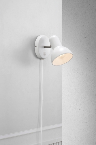 Kontrollera Texas vägglampa Vit Nordlux