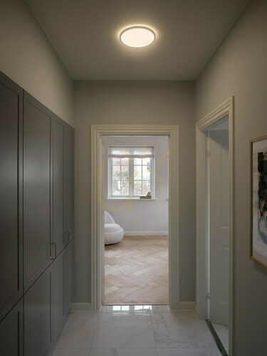 Kontrollera Nordlux Oja 29 vit LED-plafond, 2700 K, Moodmaker, 47276001