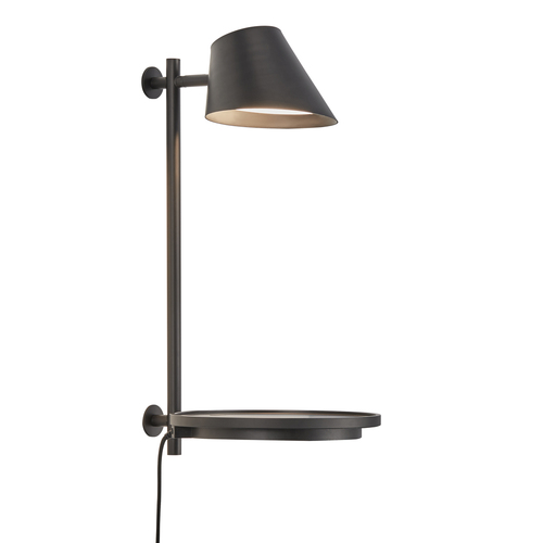 Kontrollera Stay vägglampa Svart Nordlux