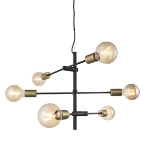 Josephine Pen. Svart/mässing Nordlux small 5