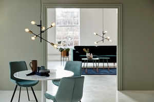 Josephine Pen. Svart/mässing Nordlux small 0