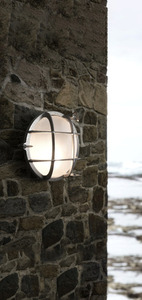Polperro vägglampa för utomhusbruk nickel Nordlux small 1