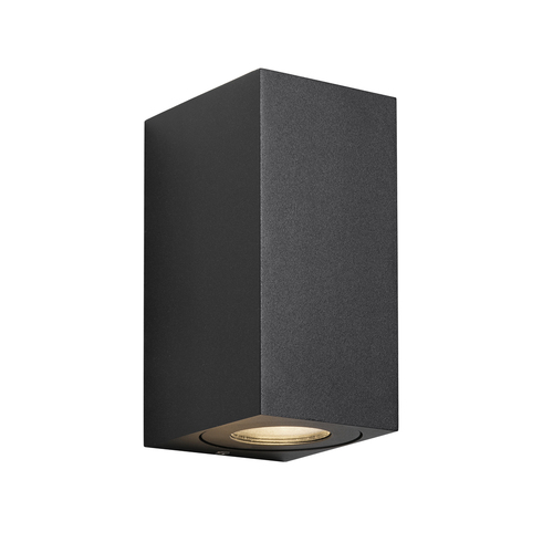 Kontrollera Canto maxi kubi 2 vägglampa Bl. Nordlux