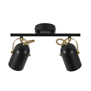Lotus 2-pot Svart Nordlux small 1