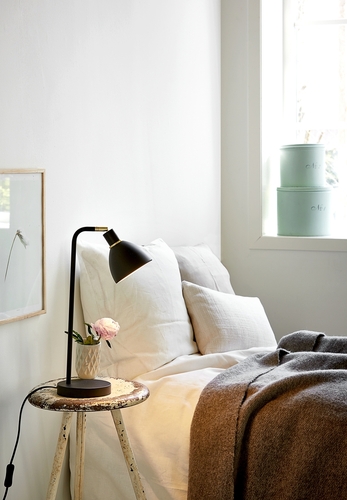 Kontrollera Nordlux Ray svart bordslampa E14, 25 W