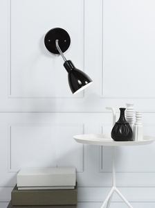 Cyclone Flex vägglampa Svart Nordlux small 0