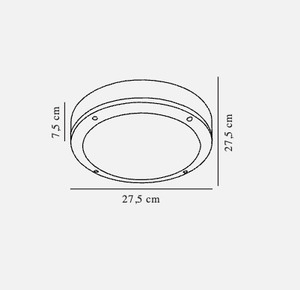 Desi 28 plafond Svart Nordlux small 2