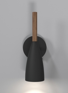 Pure vägglampa Svart Nordlux small 2