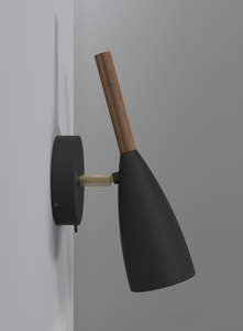 Pure vägglampa Svart Nordlux small 0