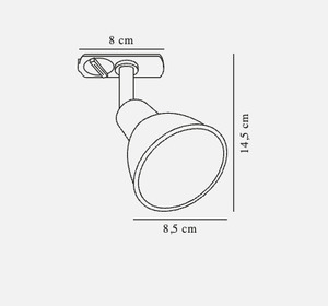 Spot Link Enkel vit Nordlux small 2