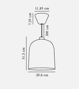 Angle E27 svart Nordlux pendellampa small 4