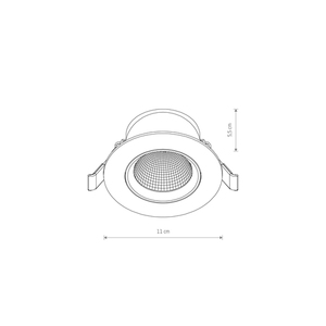 Justerbar downlight EGINA LED 10W 10554 - Nowodvorski small 4