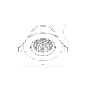 EGINA LED 15W downlight 10556 Nowodvorski small 3
