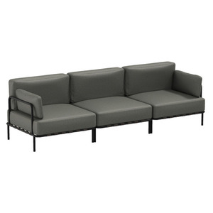 Trädgårdssoffa SIT SIT Outdoor SLAVE 3 mörkgrå 234 cm rostfritt stål small 0