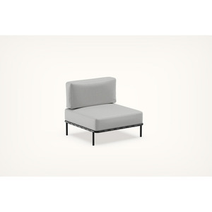 Trädgårdssoffa SIT SIT Outdoor SLAVE grå 78 cm rottinglook small 2