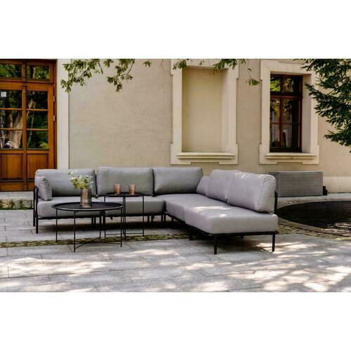 Kontrollera Trädgårdssoffa SIT SIT Outdoor SLAVE 3-sits modulsoffa grå 234 cm