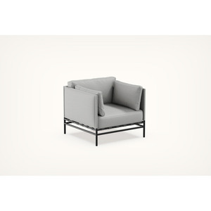 Fåtölj för trädgården SIT SIT Outdoor DANDY grå rostfritt stål small 2