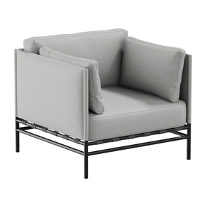 Fåtölj för trädgården SIT SIT Outdoor DANDY grå rostfritt stål small 0