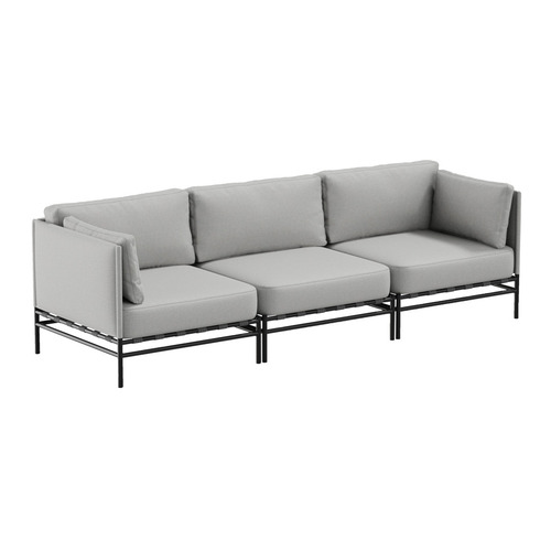 Kontrollera Trädgårdssoffa SIT SIT Outdoor DANDY 3 grå 234 cm aluminiumchair