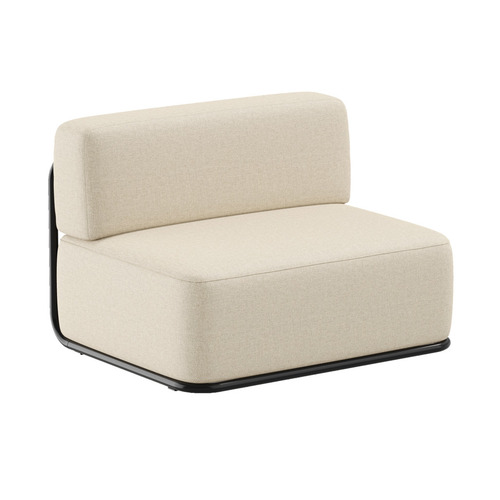 Kontrollera Trädgårdssoffa SIT SIT Outdoor STRAW beige 102 cm modulsoffa