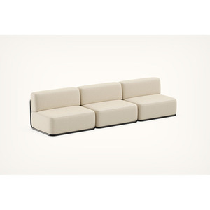 Trädgårdssoffa SIT SIT Outdoor STRAW 3-sits beige 306 cm rostfritt stål small 3