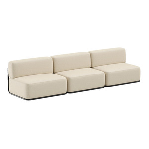 Trädgårdssoffa SIT SIT Outdoor STRAW 3-sits beige 306 cm rostfritt stål small 0
