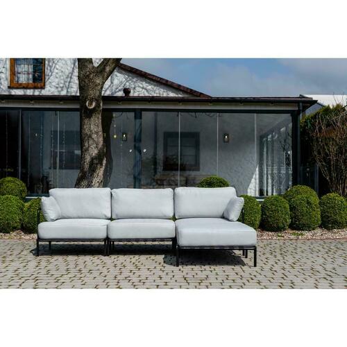 Kontrollera Trädgårdssoffa SIT SIT Outdoor SLAVE PUF modul grå 78x78 cm