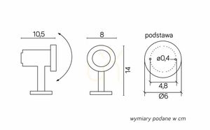 Outdoor Spot Light SU-MA Emy 7062 IP68 rostfritt stål silver 50W för pool och undervatten small 1