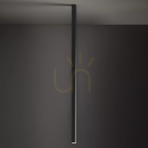 Utanpåliggande taklampa Nowodvorski FOURTY XL 10899 – sidenmatt grafit, 110 cm, GU10 R35 small 2