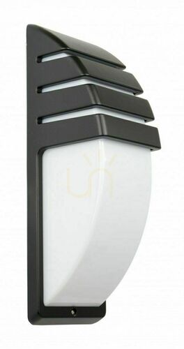 Kontrollera Utomhusvägglampa SU-MA CITY svart aluminium/polykarbonat 35 cm 1836 BL