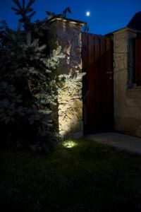 Walkover light SU-MA LEDA ST 5024 B silver LED 1W 3000K small 2